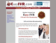 Tablet Screenshot of easyivr.com